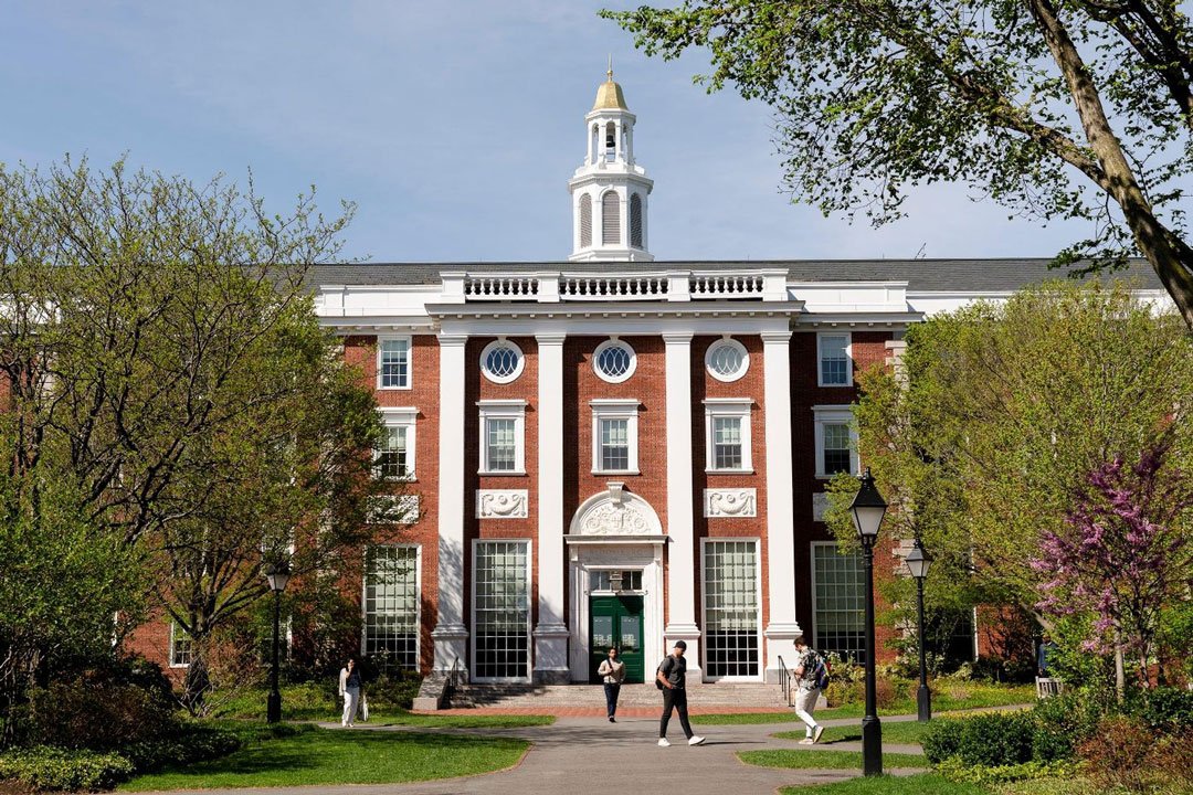 Harvard Business School Baker Library building, Boston