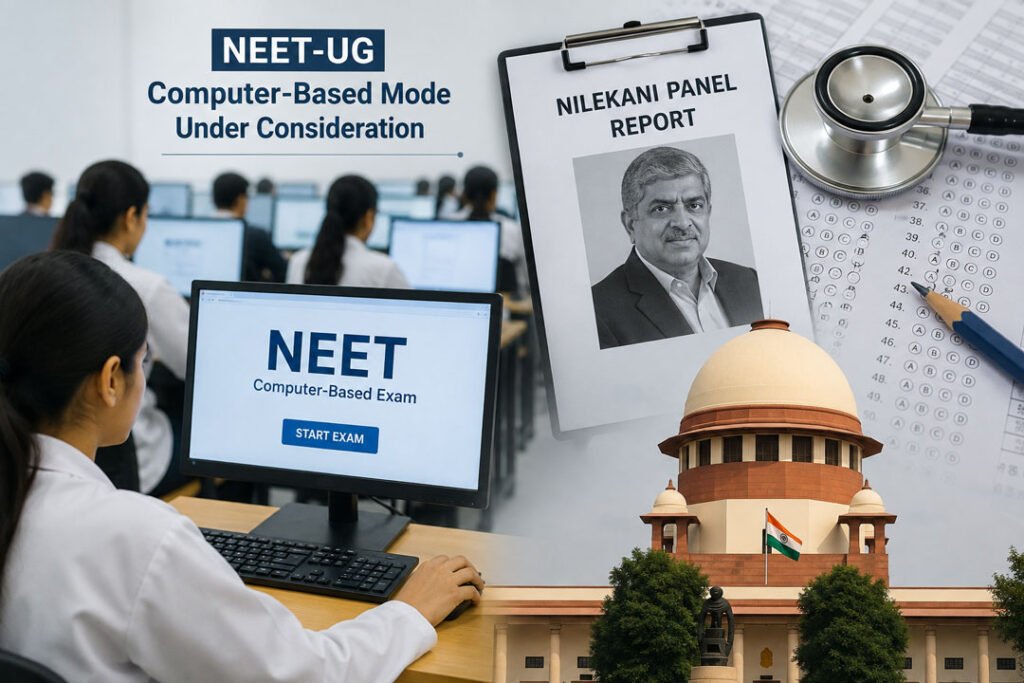Government Awaits Nilekani Panel Report Before Deciding on Computer-Based NEET
