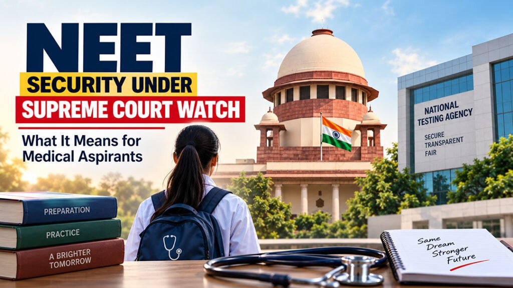 NEET Security Under Supreme Court Watch: What It Means for Medical Aspirants