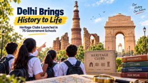Delhi Brings History to Life: Heritage Clubs Launched in 75 Government Schools
