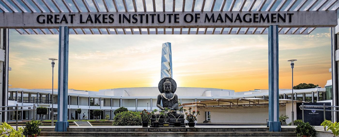 Great Lakes Institute of Management campus entrance, Chennai